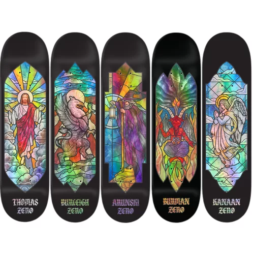 Zero Skateboards Stained Glass Series