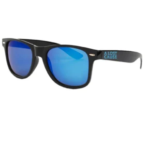 A Lost Cause Brushed Blue Sunglasses
