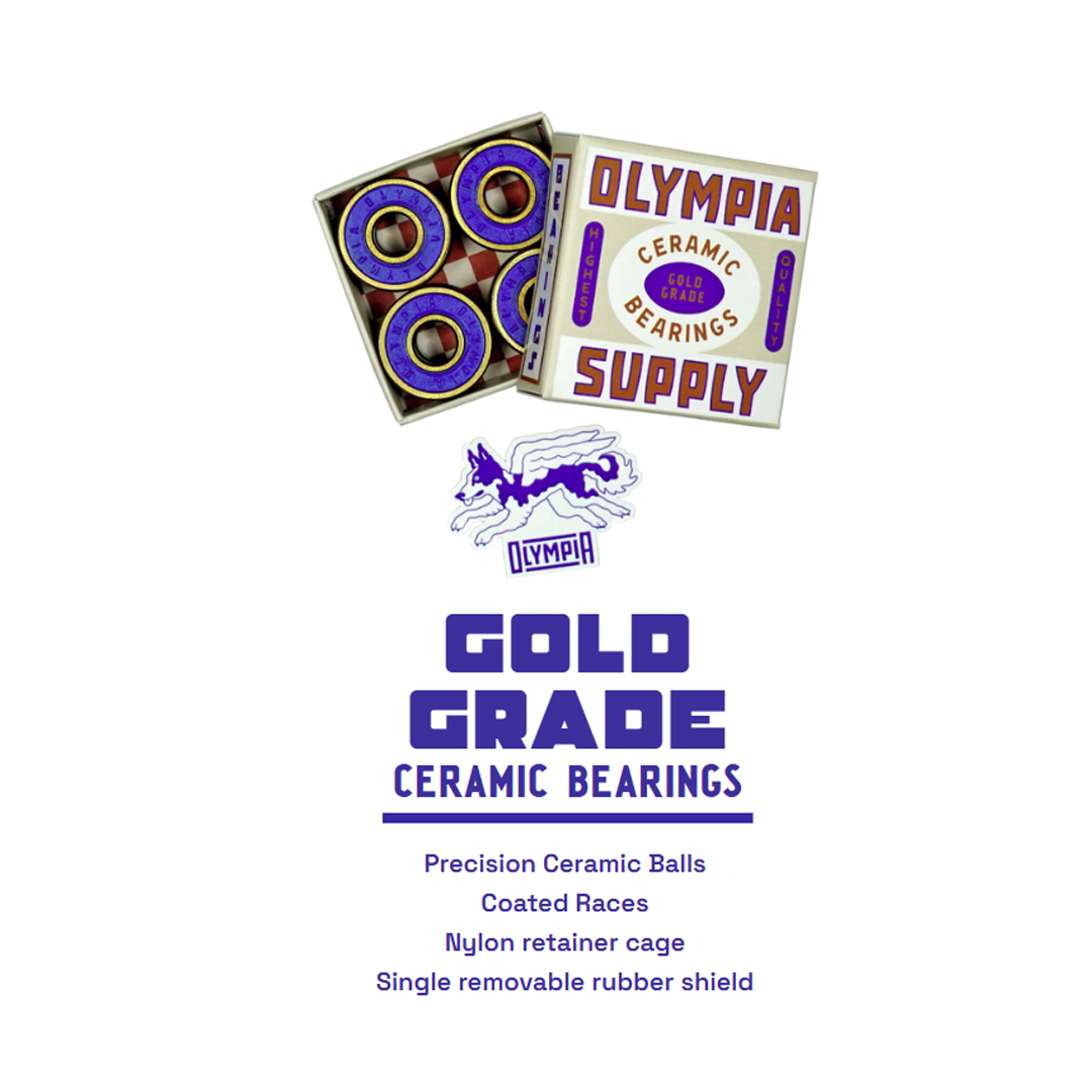 Olympia Bearings Gold Ceramic